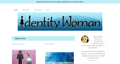 Desktop Screenshot of identitywoman.net