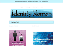 Tablet Screenshot of identitywoman.net